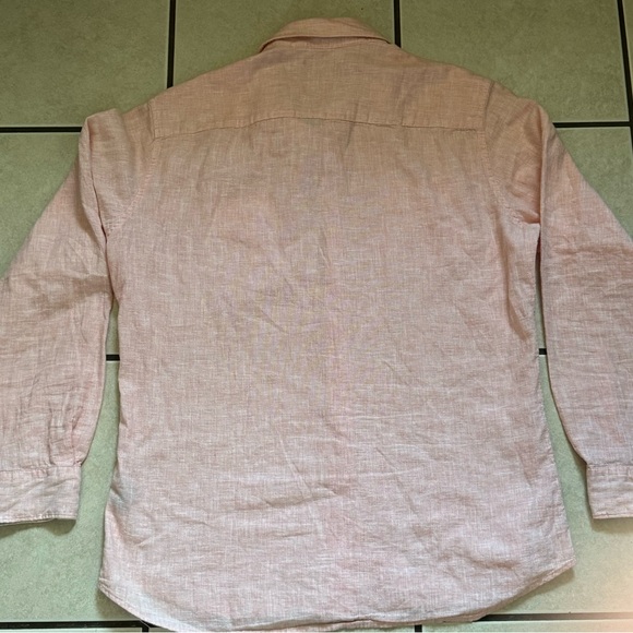 Marc Anthony Slim Fit Button Up Long  Sleeved Shirt - Picture 2 of 5